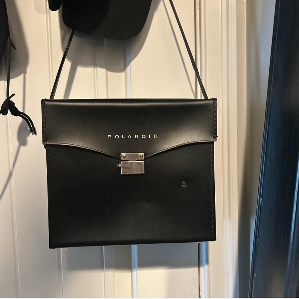 Polaroid Black Leather Bag